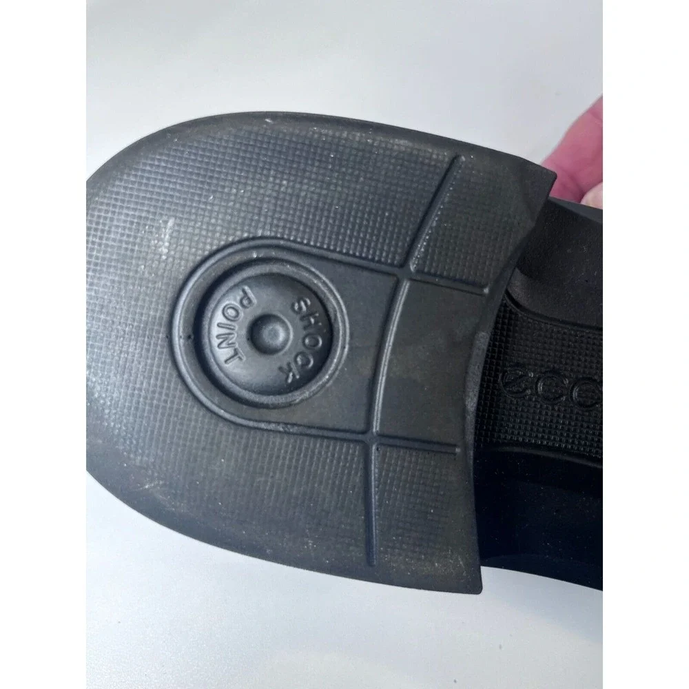 The North Face‎ Mens Black Leather Slip-On Shoes Size 11 EU43 With ECCO Sole